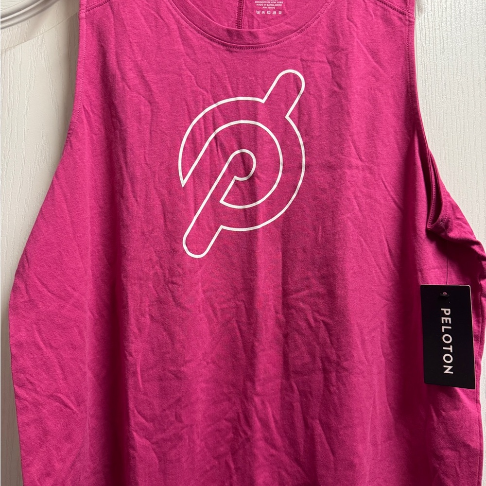 Peloton Fuchsia Studio Scoop Tank